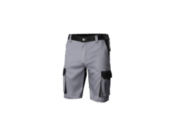 Bermuda Multibolsillos Gris / Negro