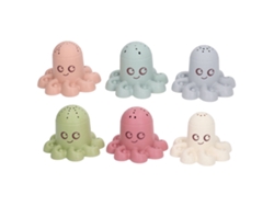 Rebe-6 Peças De Vasos Apiláveis Infantis Com Design De Animais Cômicos, Brinquedo De Banho Para Bebês E Crianças No Banho Ou Praia