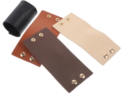 4 Pièces Lot De Élastiques Cuir Pu Pour Cabello Mujer Anneaux Réutilisables Queue Cheval Couleurs