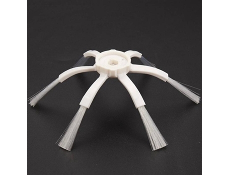 Escova lateral branca com 6 braços para xiaomi 1s mi robot 2 roborock s50 s51 s5