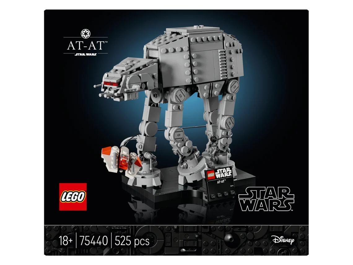 Lego® 75440 Star Wars: Imperio Contraataca At-at – Maqueta Adultos Con Speeder Y Placa Coleccionable