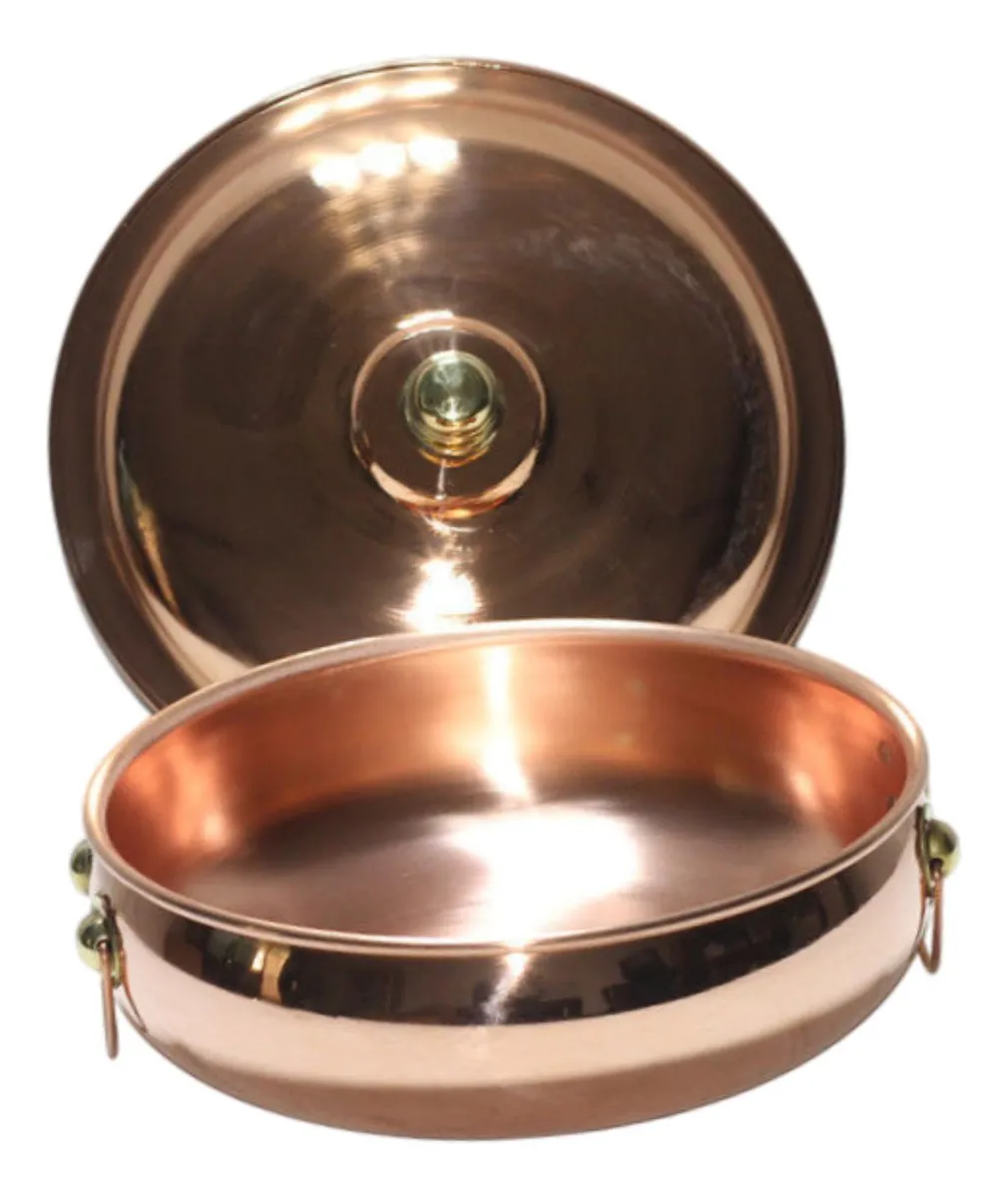 Olla de cobre puro, olla para sopa, olla de 30 cm