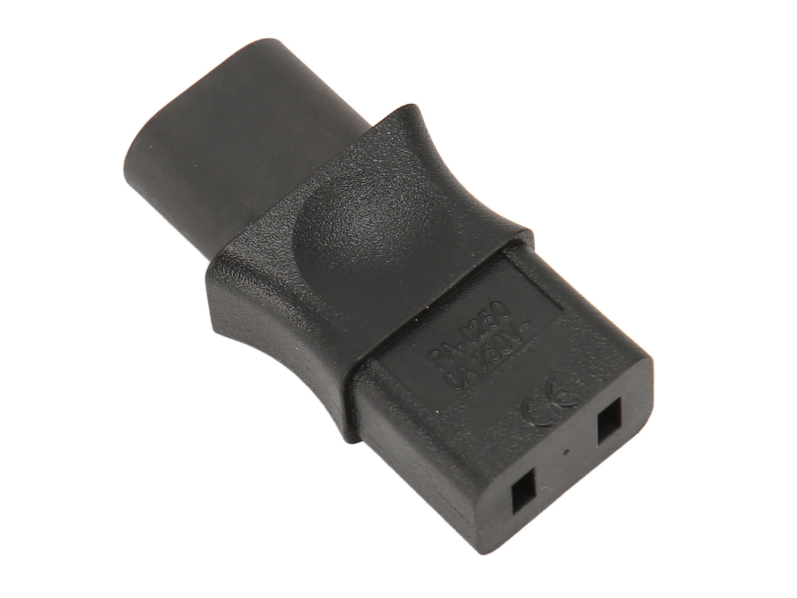Adaptador Iec320 C8 A C9, Conector Macho A Hembra, Convertidor De Potencia De 6 A, 250 V Y 1500 W.