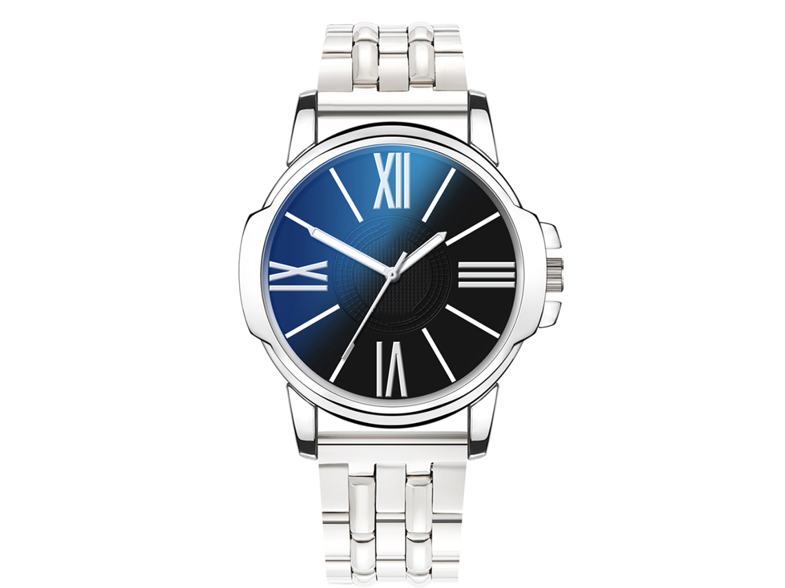 Reloj Fashion Casual Simple Para Hombres De Cuero Regalo De Cumpleaños (dial Negro)
