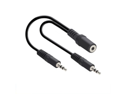 Cable Divisor De Audio De 3,5 Mm – Hembra A Doble Macho De 3,5 Mm – 0,3 M