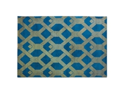 Alfombra de pelo corto BELIANI Vekse de Viscosa Azul 160x230