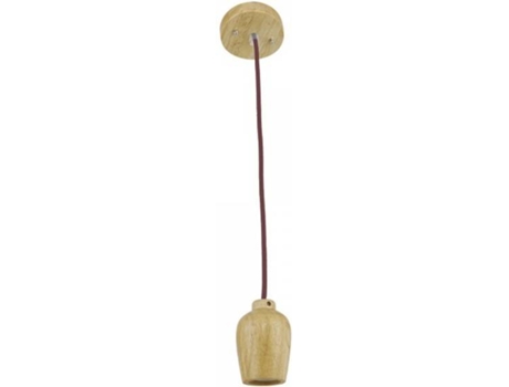 Lámpara de Techo WONDERLAMP Podium II (Marrón - E27 - Máx. 60W - Madera)