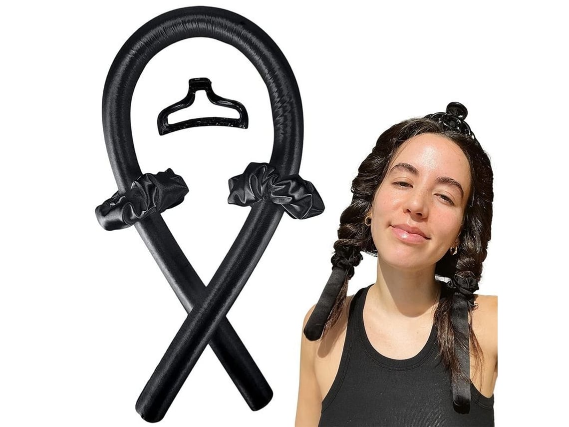 Rulos Sin Calor 2025, Tiara Para Dormir Durante La Noche, Creadores De Ondas Sin Dañar El Cabello