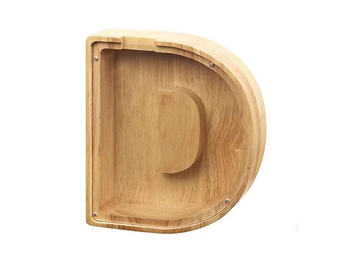 2026-ahorrador De Cartas De Madera Azq Para Guardar Cambios 19x21x3.6cm 280g D