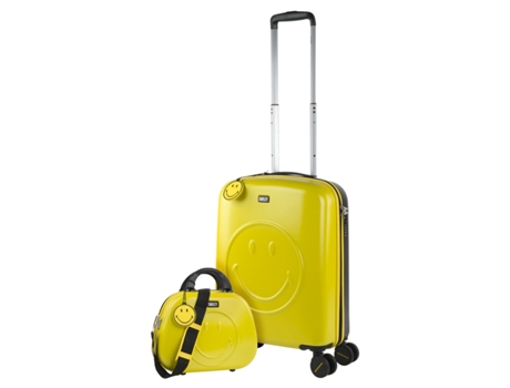 Juego De Maletas Pc SMILEY ORIGINALS SMILEY ORIGINALS amarillo-negro (39X50x20 Cm - 38L)