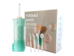 Irrigador Bucal Portátil Inalámbrico Con 3 Modos, Limpiador De Manchas De Dientes, Color Verde Gertiz