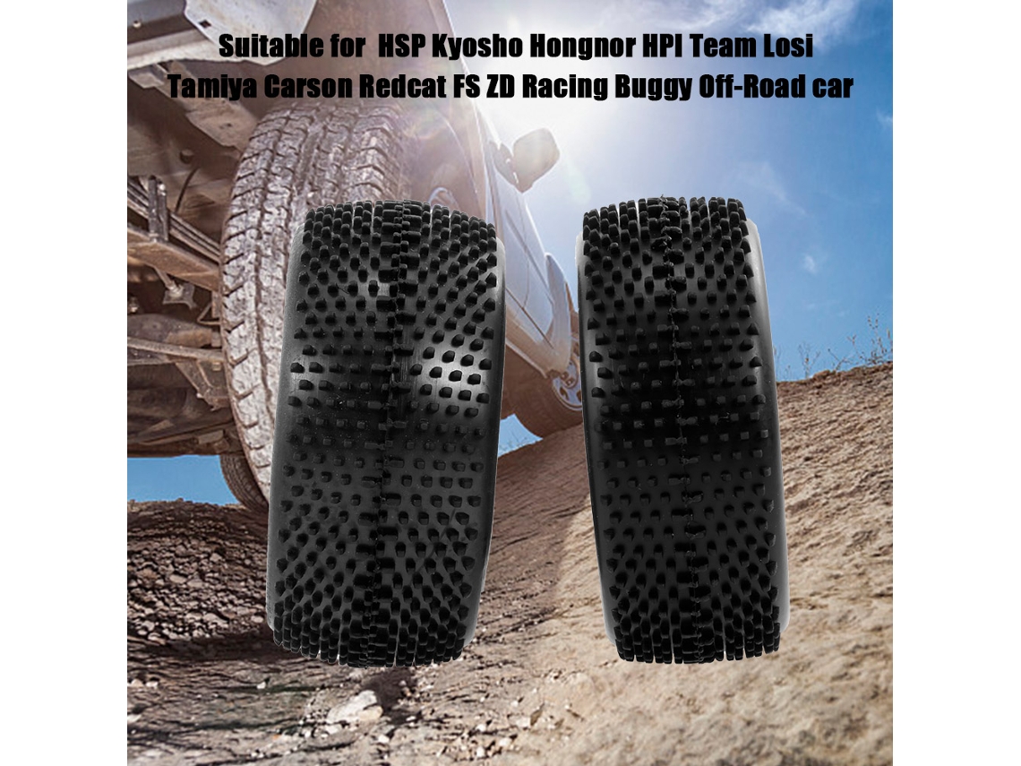 Neumáticos Delanteros Y Traseros Con Llantas Para Vehículos Todoterreno A Escala 1/10 Hsp Hpi Tamiya Redcat Zd Racing Buggy
