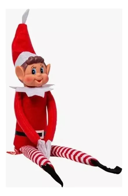 Nuevo Elfo Niño Elfo Niña Elfo En El Estante Una Decoraciónvayotoy
