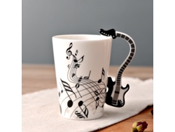 Taza de café con guitarra musical única, un gran regalo para K Siurn, taza de cerámica
