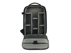 Mochila multifuncional para cámara, gran capacidad, impermeable, color gris