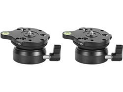 2 Placas Niveladoras De Base Para Trípode Dy-60n (una Para Cámara Dslr)