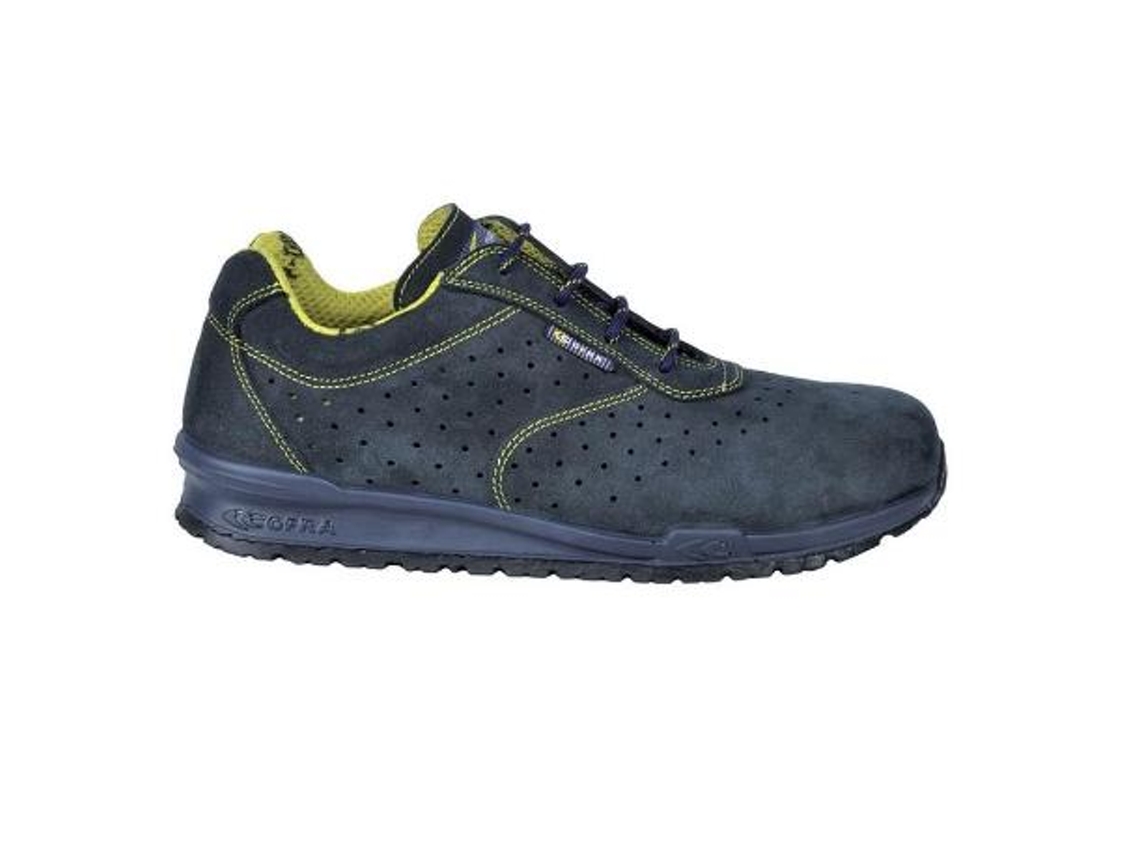 Zapato seguridad cofra guerin s1p puntera aluminio, plantilla no metalica tallas 35-42 t/calzado numero 45