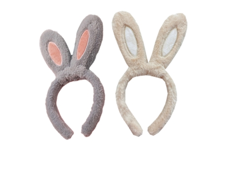 Diadema De Conejo De Pascua Con Disfraz De Orejas De Conejo Aro De Pelo De Conejo De Peluche De Dibujos Animados Lindo, St-3 ZMDECQNA 2 Un