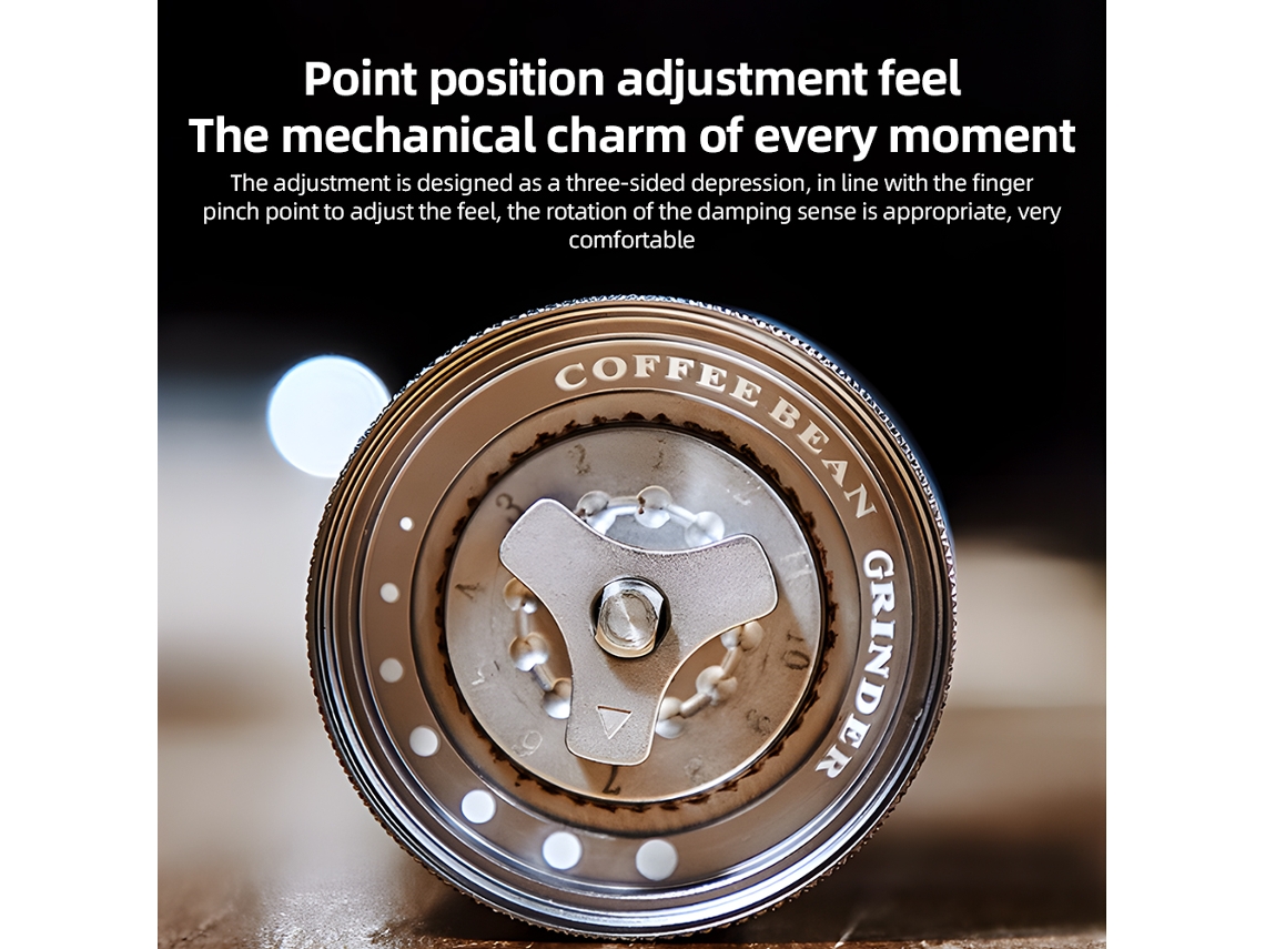 Molinillo De Café Manual Con 12 Ajustes, Acero Inoxidable, Máquina Cnc, Portátil Para El Hogar, La Oficina Y Los Viajes.