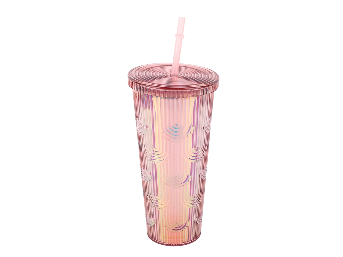 Taza Térmica Portátil De Gran Capacidad, A Prueba De Fugas, Reutilizable Con Pajita, Doble Pared, Unisex.