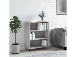 Estantería Madera De Ingeniería Gris Sonoma 69,5x32,5x90 Cm