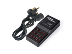 Estación De Carga Usb De 12 Puertos Con Carga Rápida Adaptador De Corriente 5v 12a
