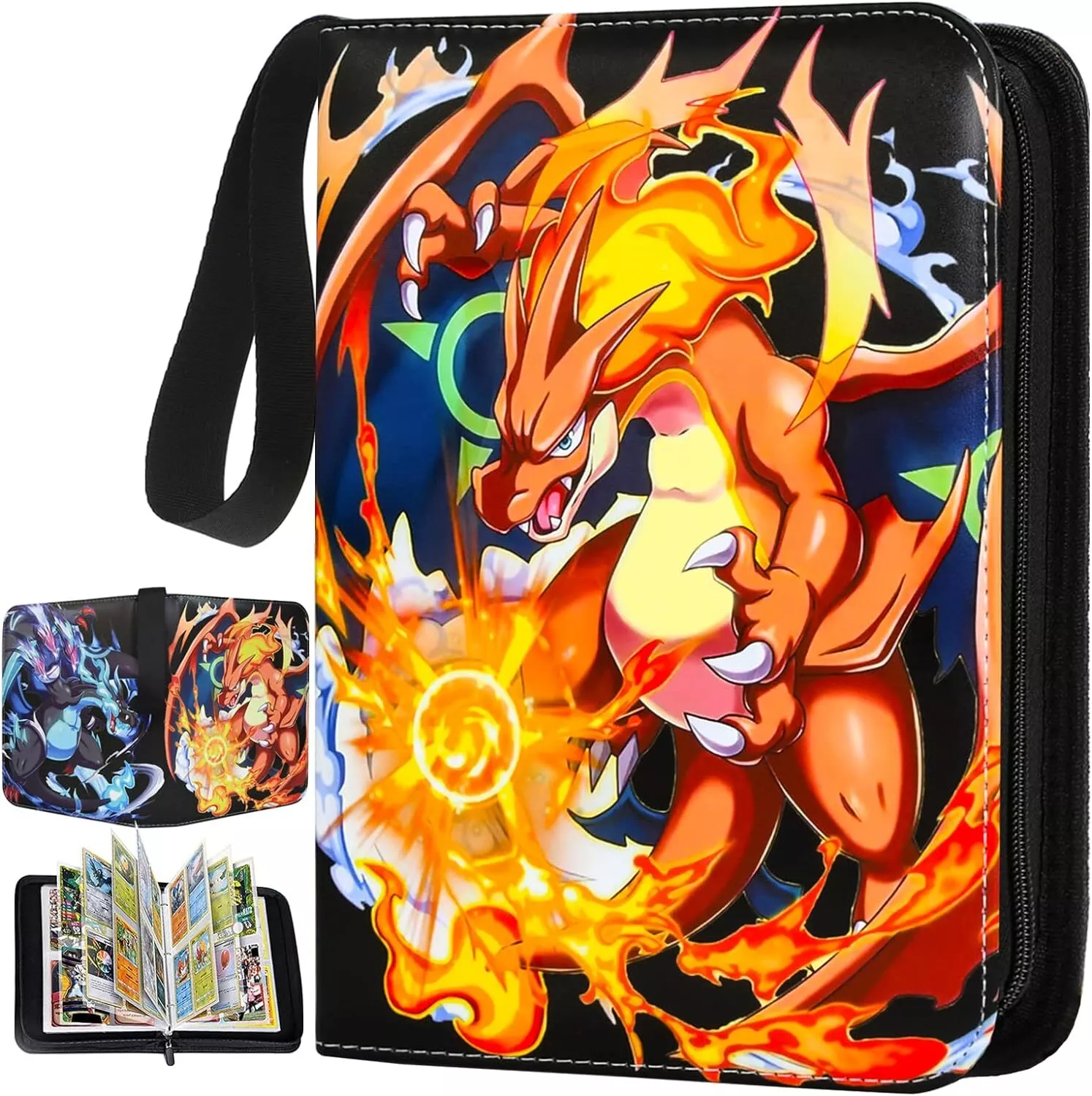 Álbum de cartas Pokémon, soporte para 900 cartas, libro de colección y carpeta de juegos.