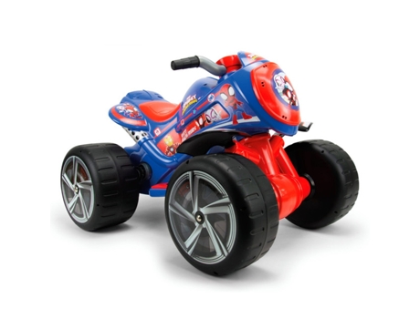 Quad INJUSA Flames Spidey 6V Azul (Edad Mínima: 3 años - 87 x 70 x 58 cm)