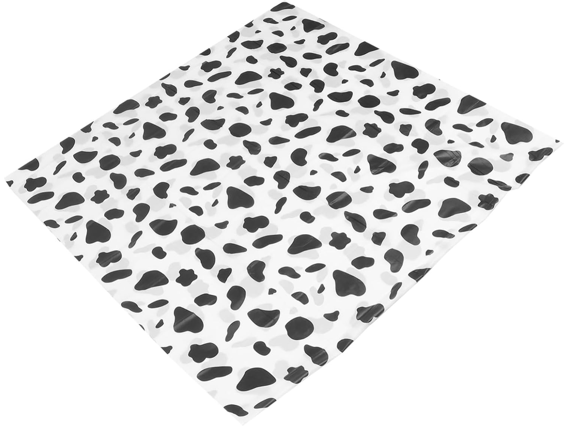 Mantel Desechable Con Estampado De Vaca, Cubierta De Mesa De Pe, Práctico Para Fiestas, Bufés Y