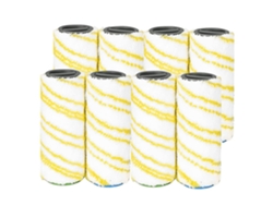 8pcs escova de rolo para karcher fc5 fc7 fc3 fc3d limpador de chão elétrico