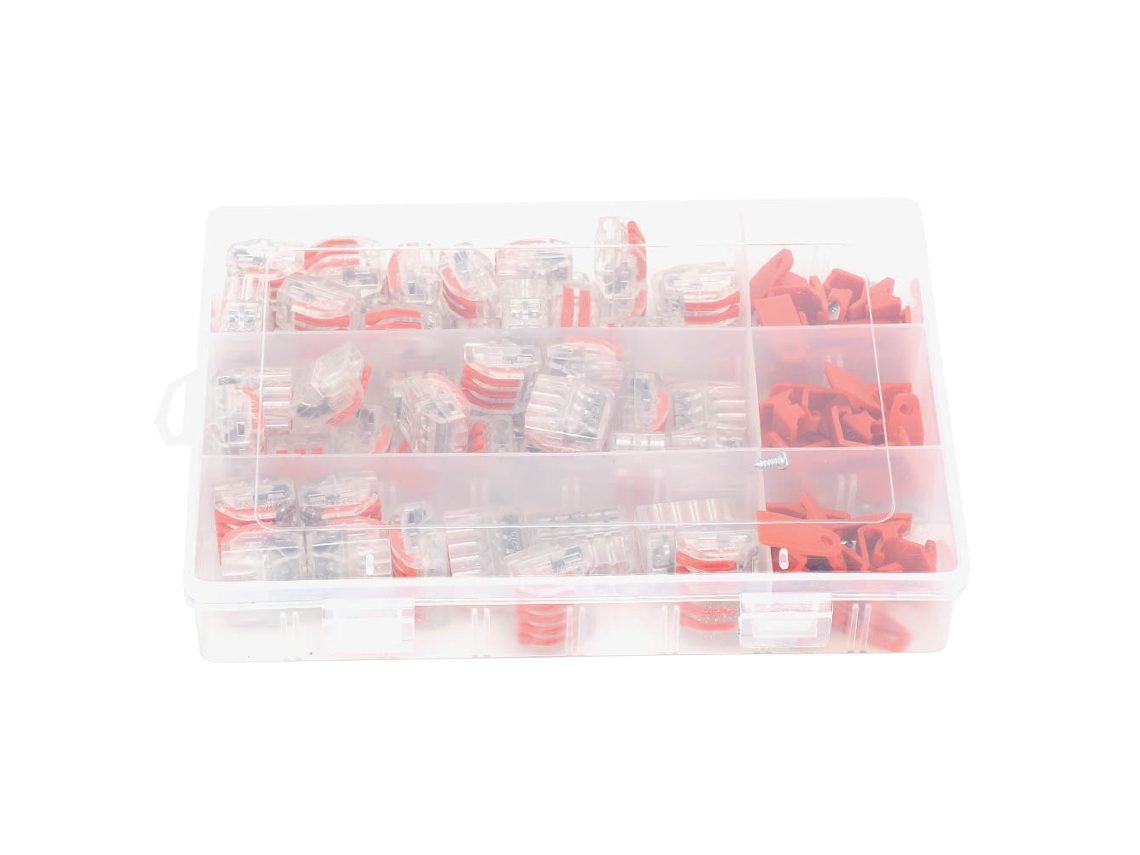 2026velora-60 Conectores De Cable De Palanca Compactos Pct-212 213 215 Con Clip De Montaje Y Tornillos