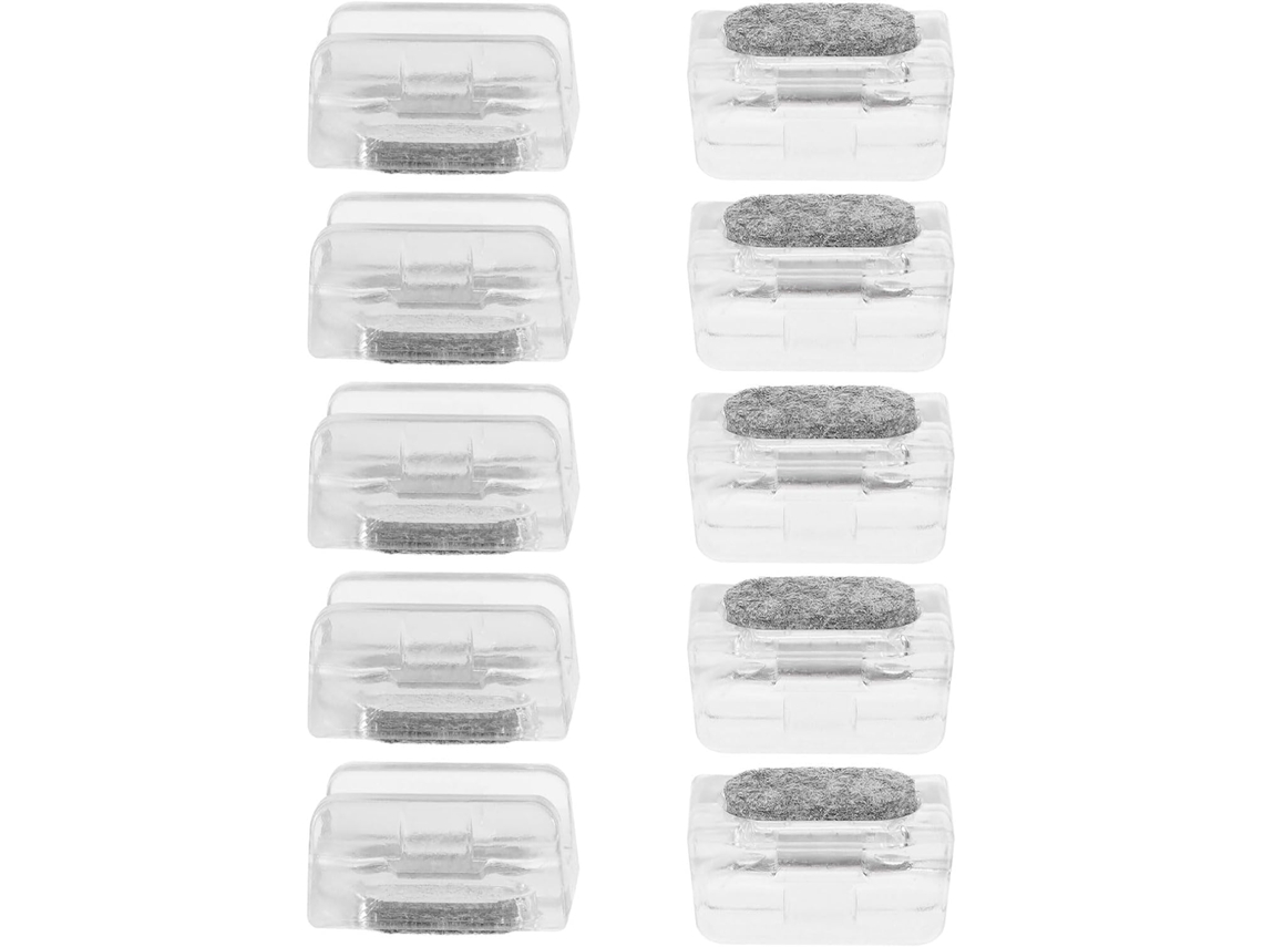 Paquete De 12 Clips De Plástico En Forma De U Con Almohadillas De Fieltro Para Protección.