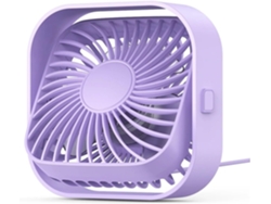 Ventilador De Escritorio Usb Mini Ventilador Portátil 3 Velocidades Pequeño Refrigeración Cabezal Giratorio