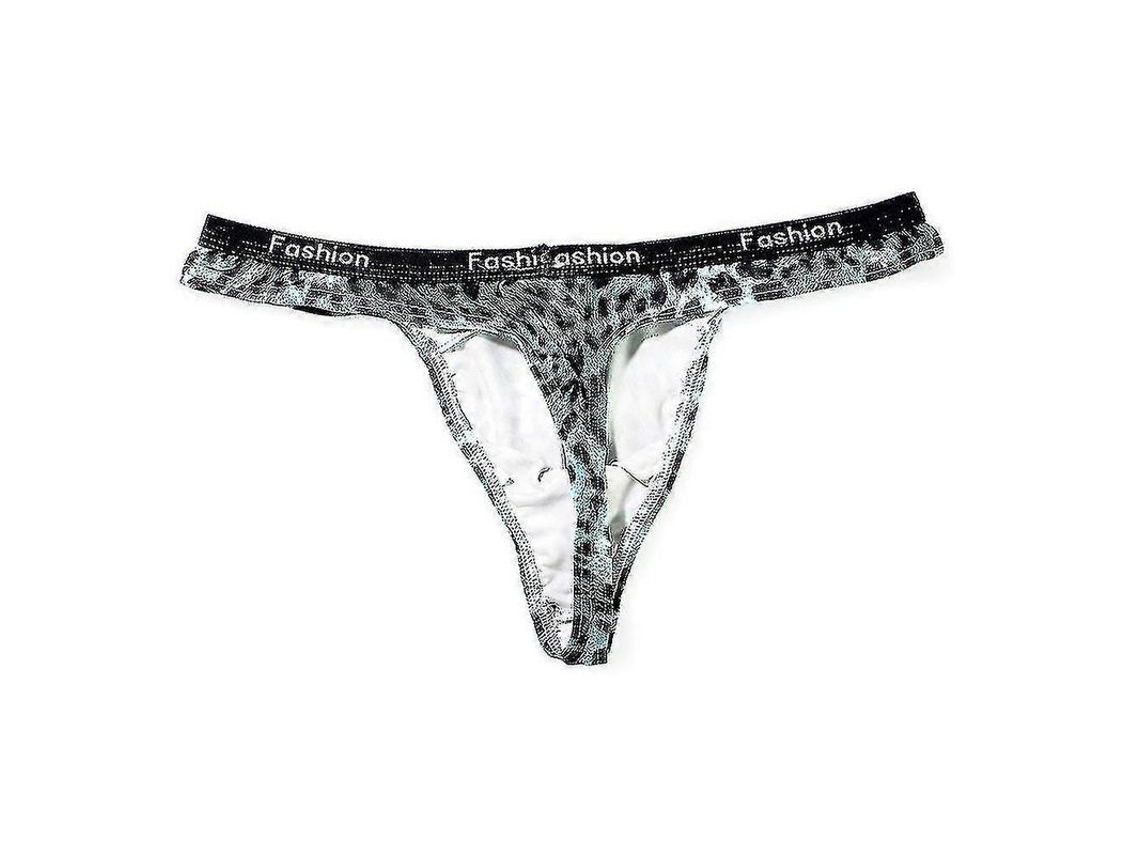 Tanga Sexy Para Hombre Con Estampado De Leopardo