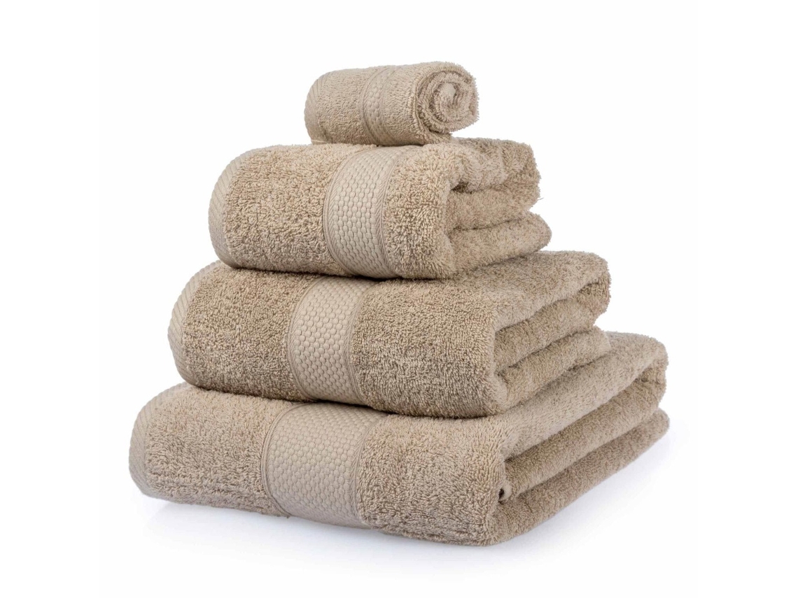 Homescapes Turkish Cotton Stone Bath Towel Set