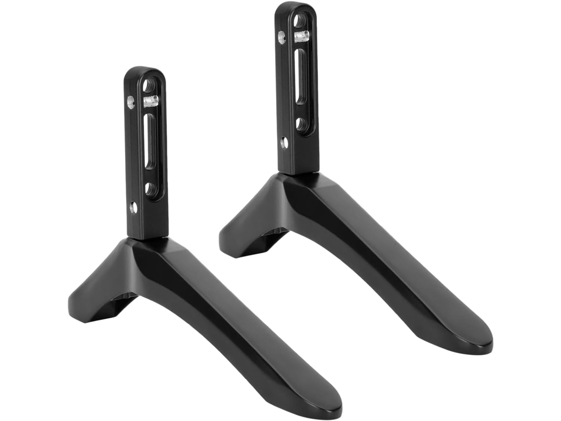 Soporte Metálico Para Tv | Juego De 2 Piezas Con Patas Y Base De Pedestal, Para Escritorio O Televisor