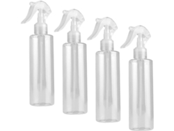 Botella Pulverizadora Recargable Y Transparente De 4 Piezas Para Tónico Y Agua.