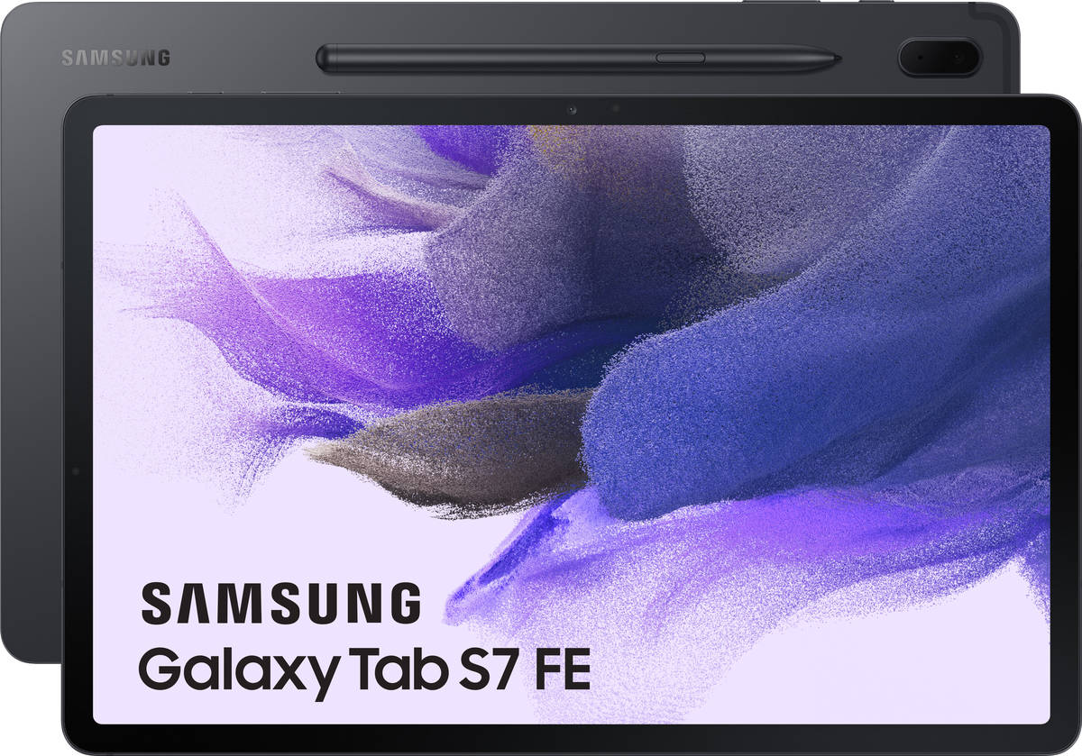 Tablet SAMSUNG Galaxy Tab S7 FE (12.4'' - 64 GB - 4 GB RAM - Wi-Fi - Negro)