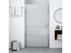 Puerta De Ducha De Vidrio Templado Esmerilado 81x195 Cm