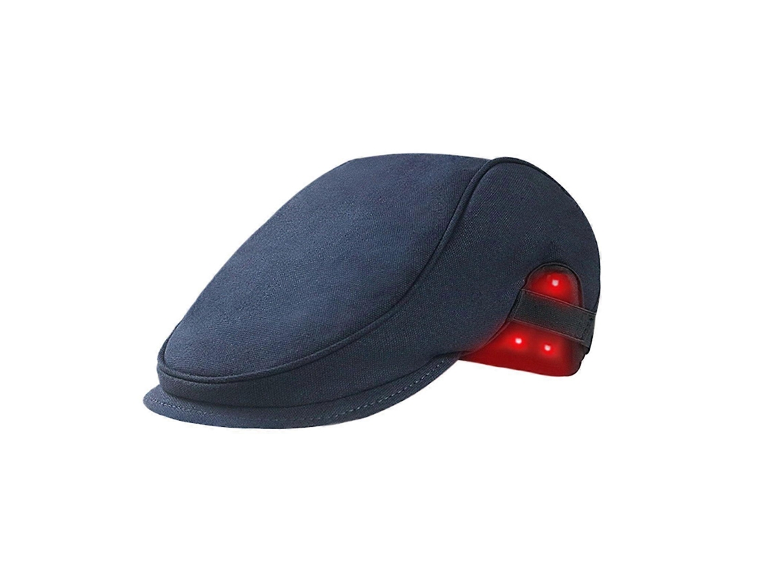 Gorra portátil recargable de terapia de luz roja vaquera con láser infrarrojo LED.