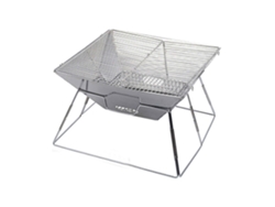 Parrilla Plegable Portátil De Acero Inoxidable Para Acampar Y Hacer Barbacoas Al Aire Libre.