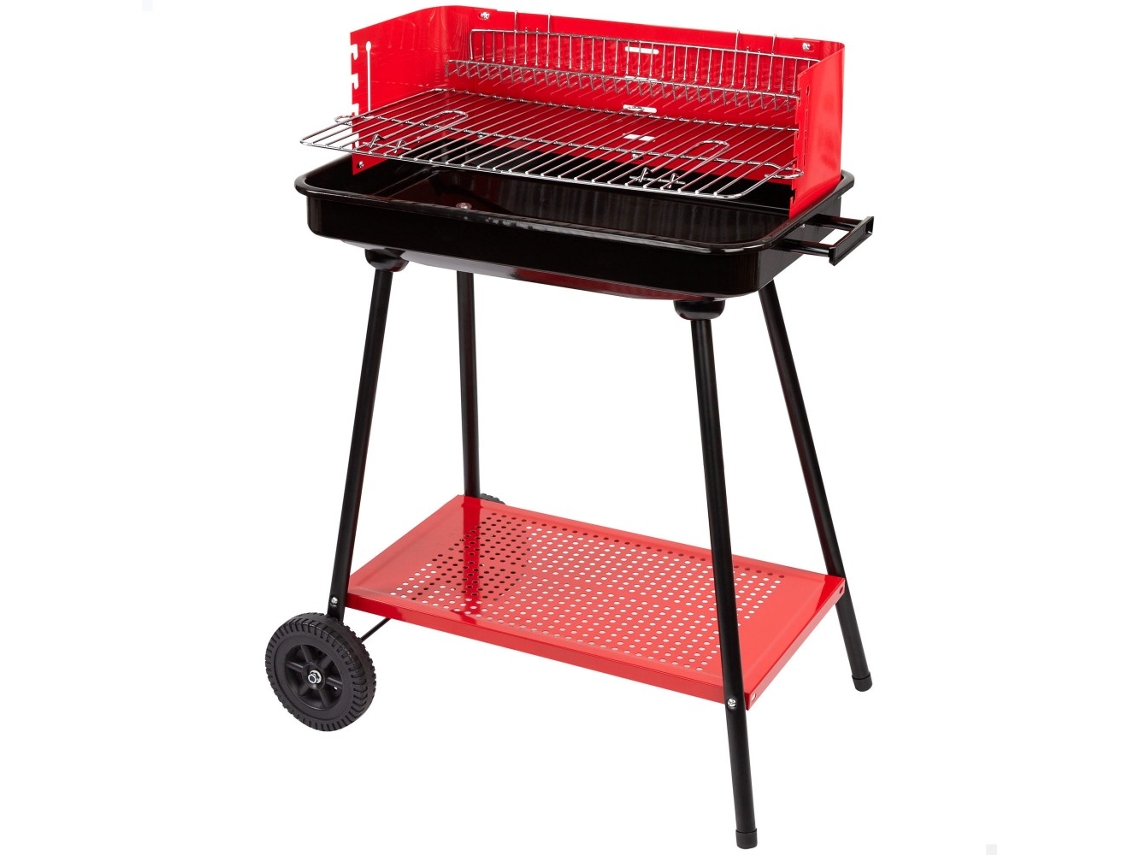Barbacoa de Carbón para 6 Personas AKTIVE (66x44x85 cm)