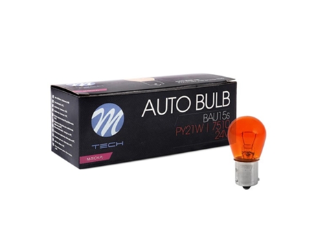Lámpara BAU15S 21W 24V AMBAR