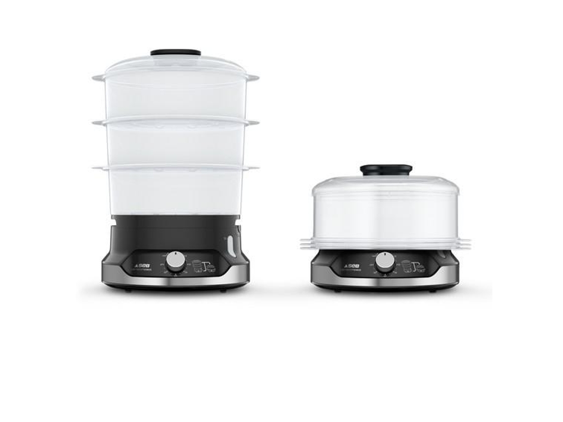 Seb Vc204800 Robot de Cocina Vapor 3 Cestas 800 W Negro