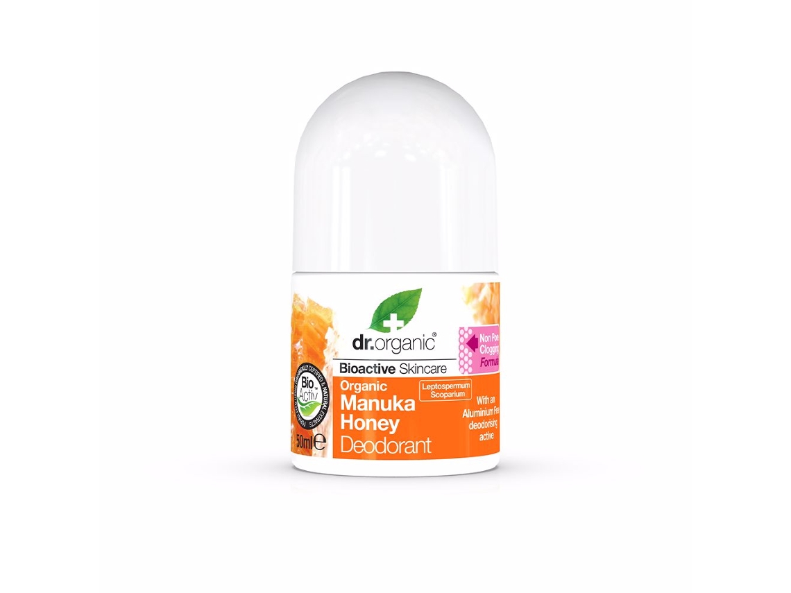 Desodorante DR. ORGANIC Roll-On Miel de Manuka Bio (50 ml)