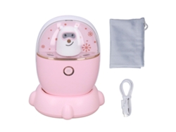 Calentador De Manos Portátil Recargable Por Usb, Pequeño, Con 2 Niveles De Temperatura, 5000 Mah, Rosa.