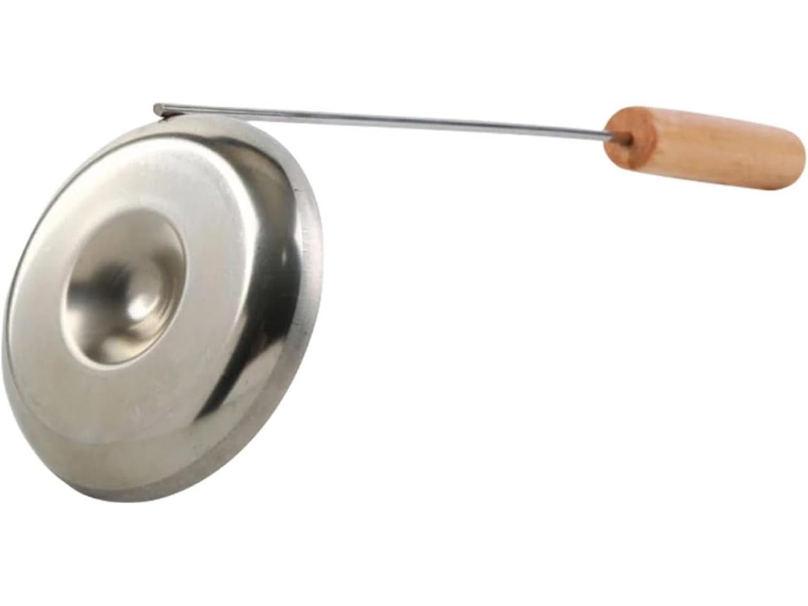 Acero Inoxidable, Madera, Cocina Cuchara De Freír Cóncava-convexa De