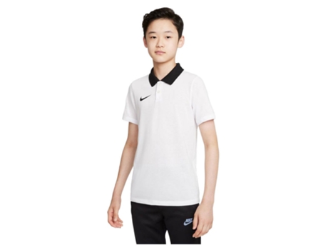 Polo de Niño para Fútbol NIKE Dri Fit Park Blanco (12/13 Años)