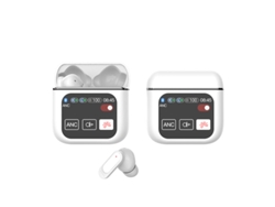 Auriculares Inalámbricos Pantalla Táctil Completa Ancenc Cancelación Activa YIZHOOD Bluetooth Blanco