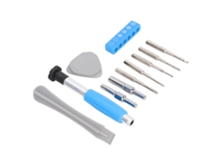 Conjunto de parafusos para reparo eletrônico, kit de parafusos multifuncionais em aço cromo-vanádio.